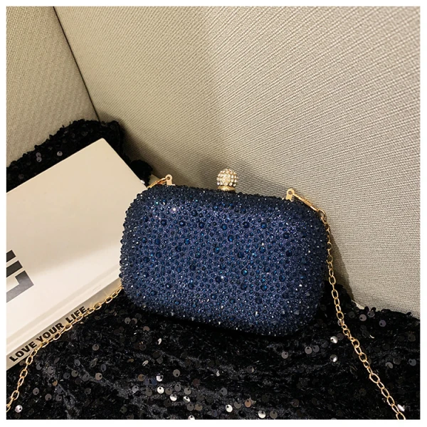 Sparkling Crystal Rhinestone Evening Clutch - Image 3