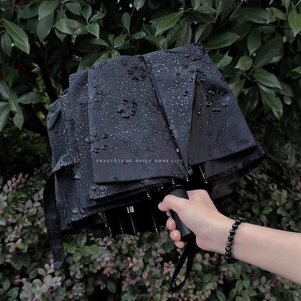 Floral Embossed Magic Umbrella
